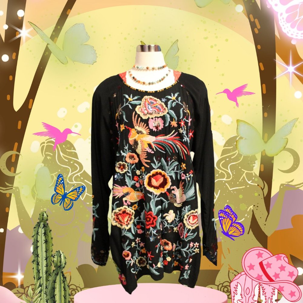 Johnny Was Macaria Blouse